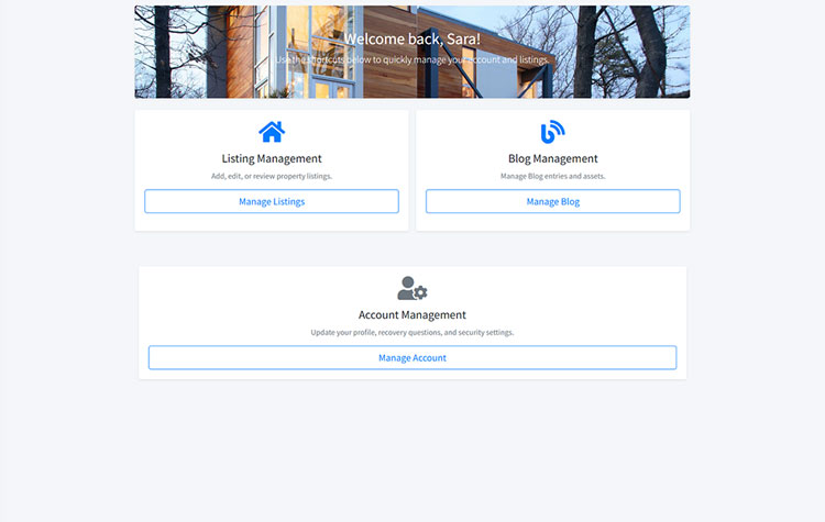 CMS Dashboard Screenshot 1