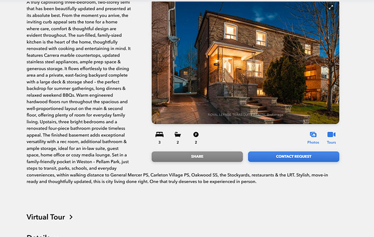 Real Estate Website Example 3